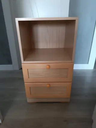 Cajonera de madera para escritorio