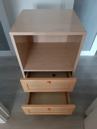 Cajonera de madera para escritorio