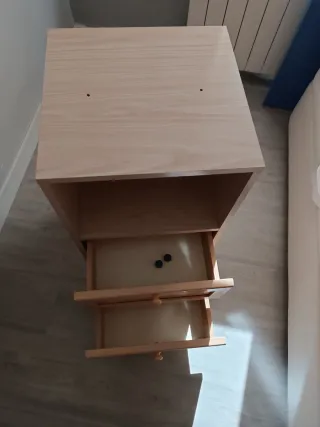 Cajonera de madera para escritorio