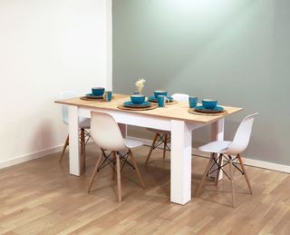 MESA EXTENSIBLE + 4 SILLAS NORDICAS * NUEVO
