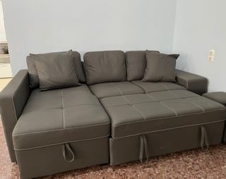 Nuevo sofa cama con cheslonge +2 puff en OFERTA!!