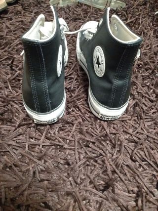 Zapatillas Converse All Star Piel Negras