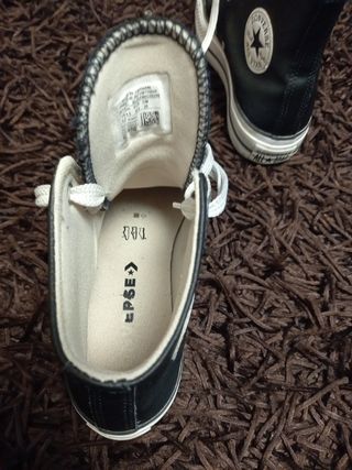 Zapatillas Converse All Star Piel Negras