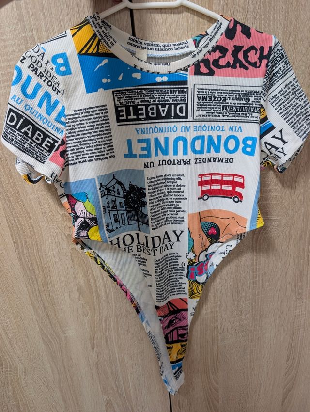 Camiseta body , multicolor