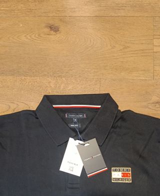 Polo Tommy Hilfiger Negro Talla XL