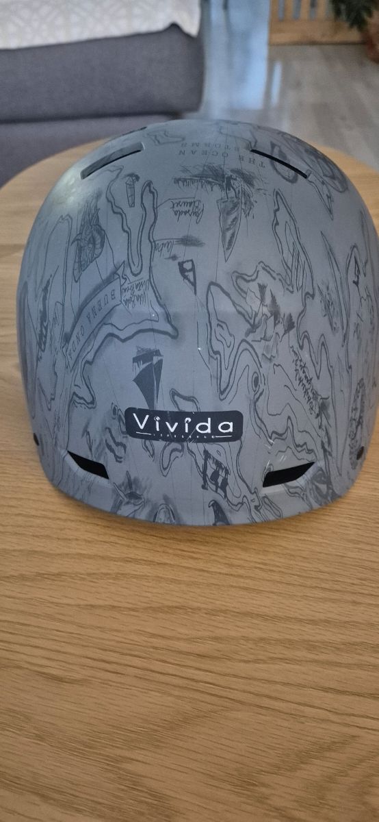 Casco Wakeboard / Skate Diseño Mapa