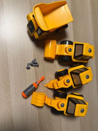 Tractores de juguete para desarmar y montar