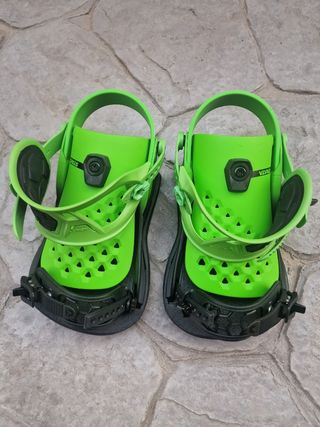 Fijaciones de Snowboard Union Verdes