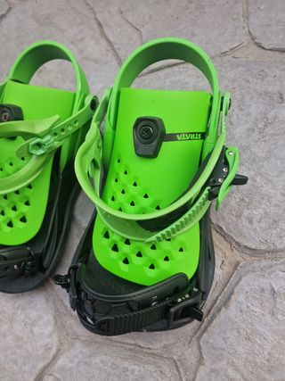Fijaciones de Snowboard Union Verdes