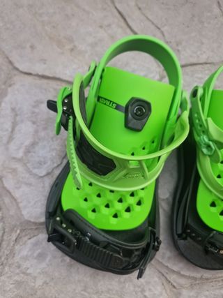 Fijaciones de Snowboard Union Verdes