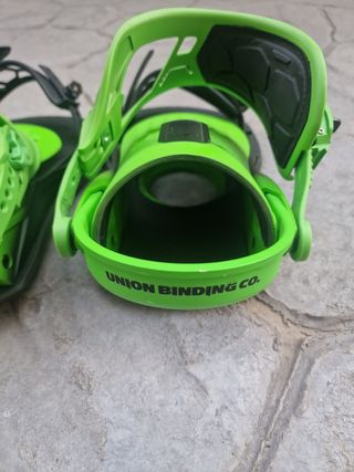 Fijaciones de Snowboard Union Verdes