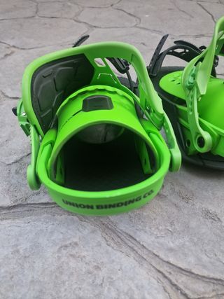 Fijaciones de Snowboard Union Verdes