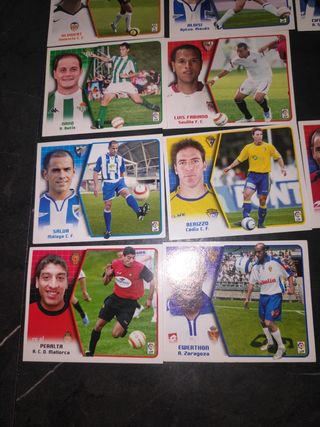 10 cromos Últimos Fichajes Liga 2005/06