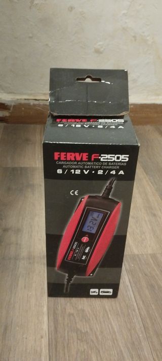 Cargador Batería Coche Ferre F-2505