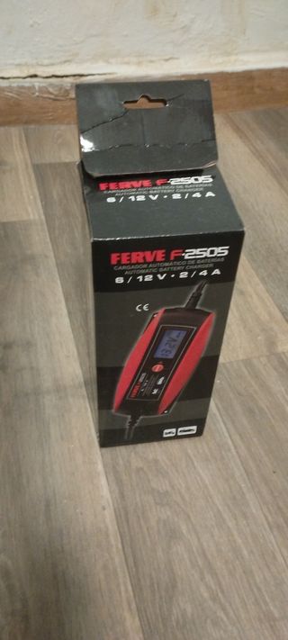 Cargador Batería Coche Ferre F-2505
