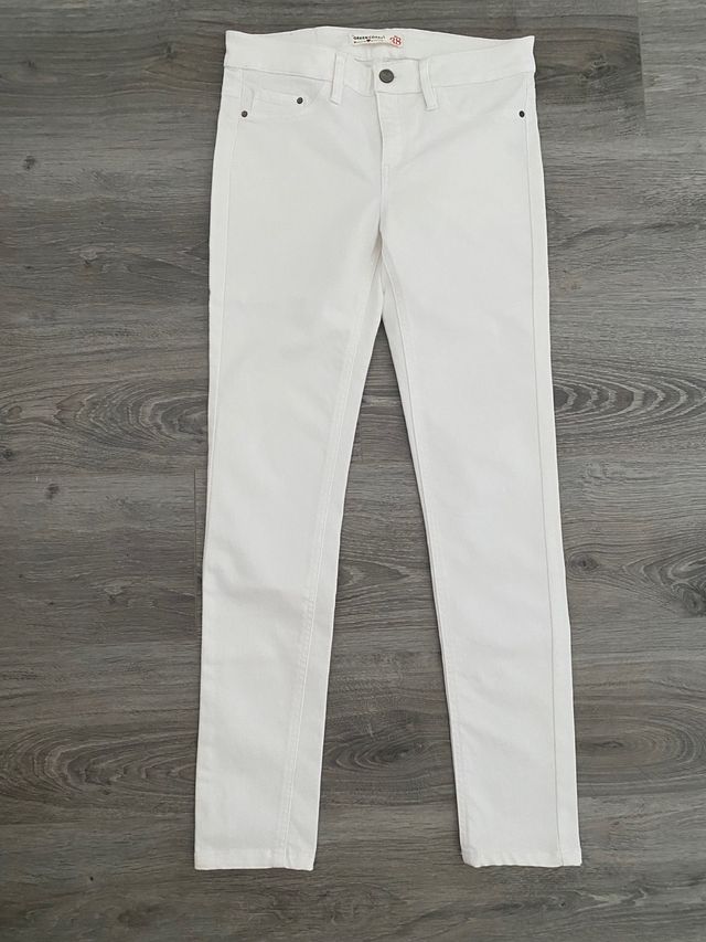 Pantalones pitillo blancos mujer Green Coast