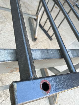 Lote 2 rejas de hierro