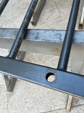 Lote 2 rejas de hierro