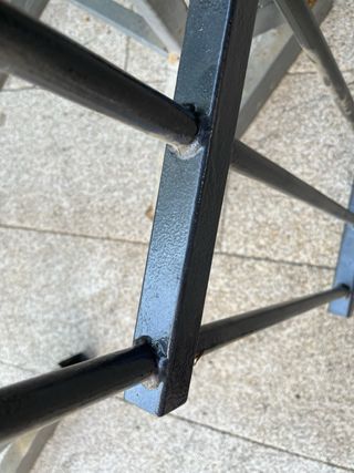 Lote 2 rejas de hierro