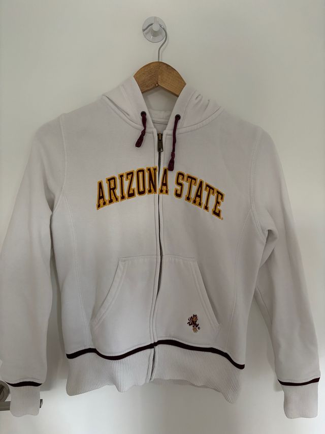 Chaqueta Arizona State Blanca y Dorada