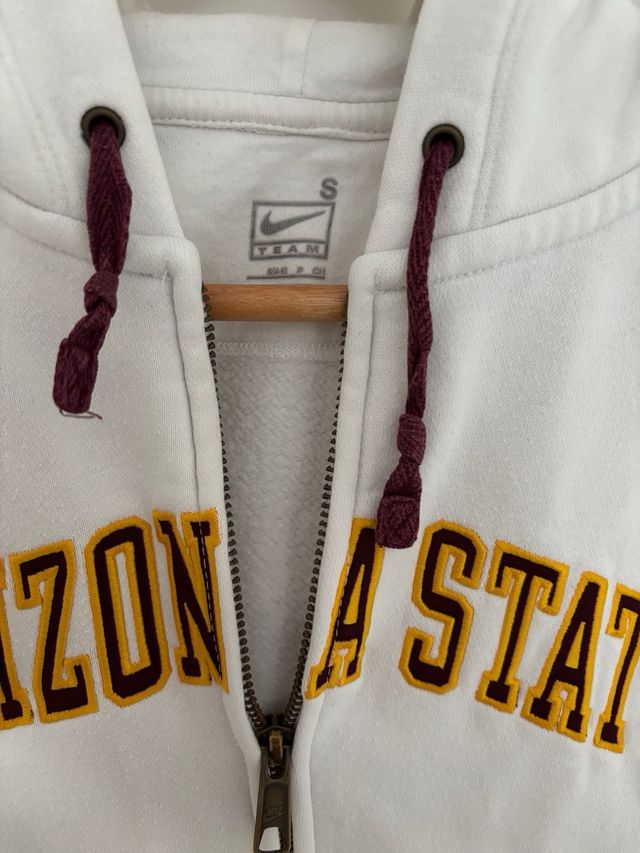 Chaqueta Arizona State Blanca y Dorada