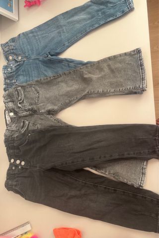 Pack 3 Vaqueros Zara Niña talla 5 años