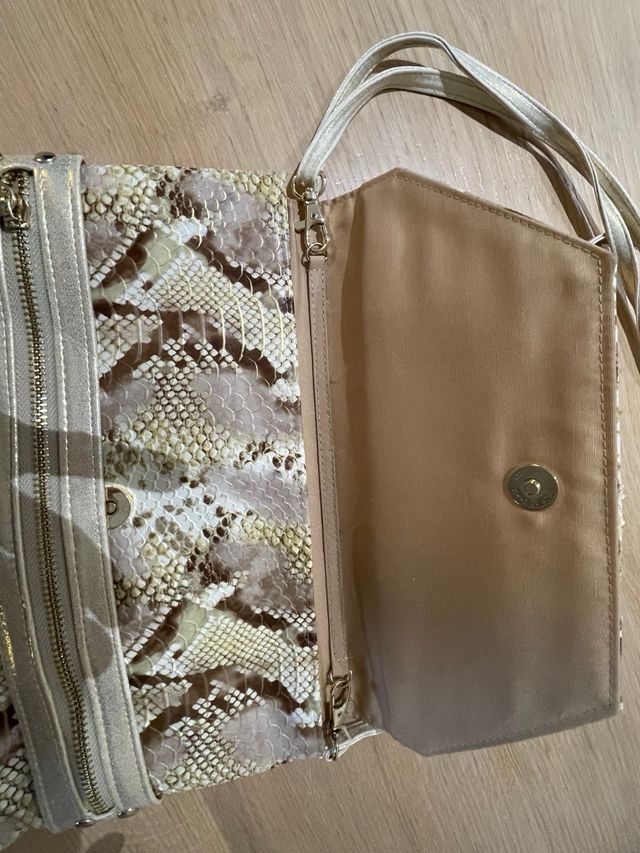 Pochette Borsetta Beige e Marrone