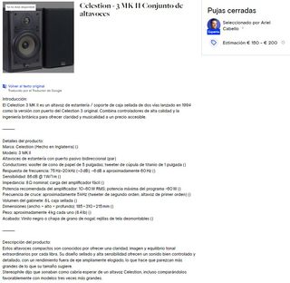 Altavoces Celestion Mod 3 MK2 Negros