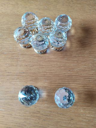 Pomos de cristal para muebles