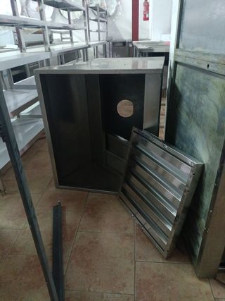 Campana Extractora Industrial Acero Inox 80cm