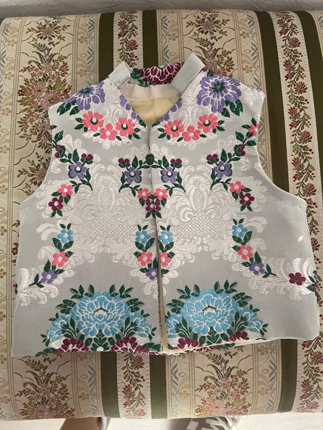 Chaleco Fallero Niño Flores