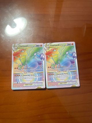 2 Charizard V Astro Arcoíris