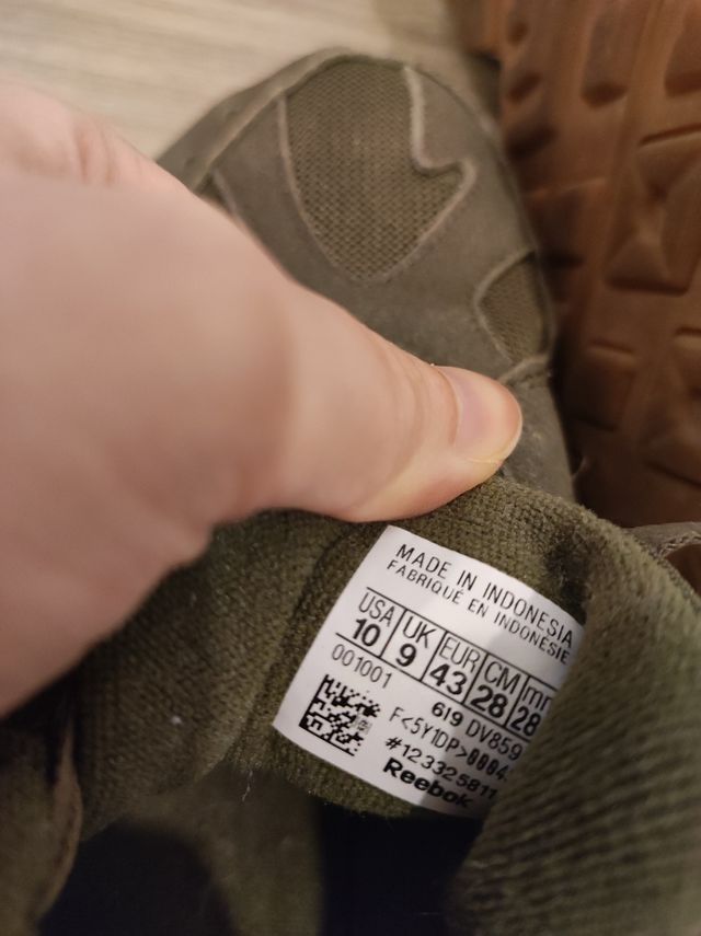 Zapatillas Reebok Ante Verdes