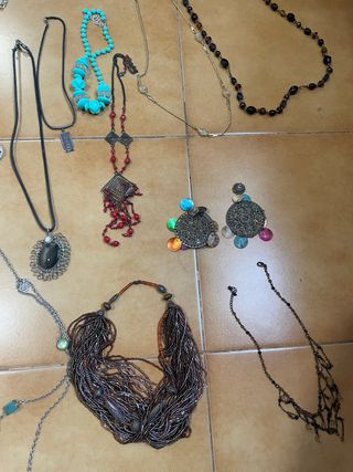 Conjunto de Joyas Plata y Turquesa