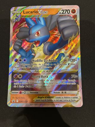 Carta Pokémon Lucario V ASTRO Gigante