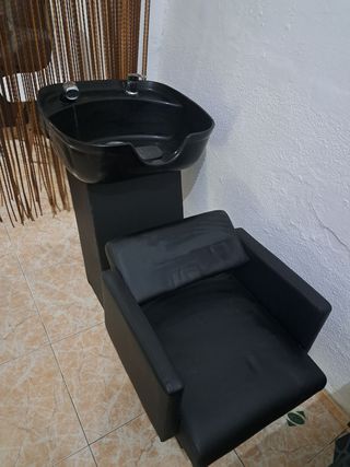 Silla de Lavado Negra