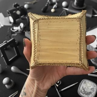 Puntaspilli Vittoriano Seta Ricamato antico