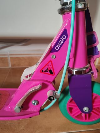Patinete Oxelo Play 5 Rosa y Morado