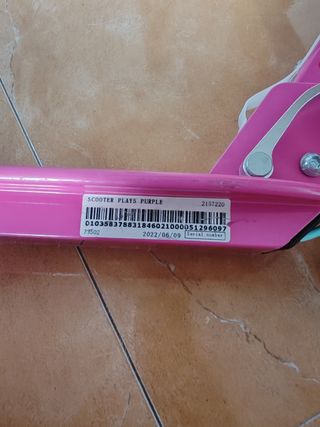 Patinete Oxelo Play 5 Rosa y Morado