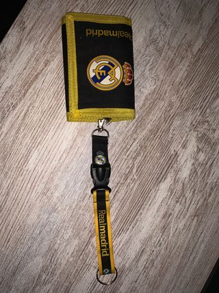 Cartera Real Madrid con Llavero