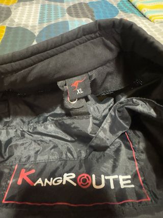 Chaqueta Moto Negra KangRoute talla XL