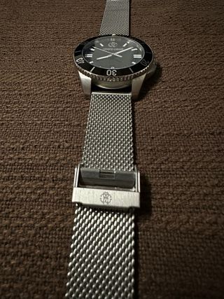 Reloj Roberto Cavalli Hombre Negro/Plateado