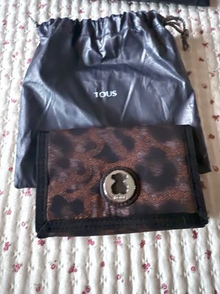 Cartera monedero animal print Tous