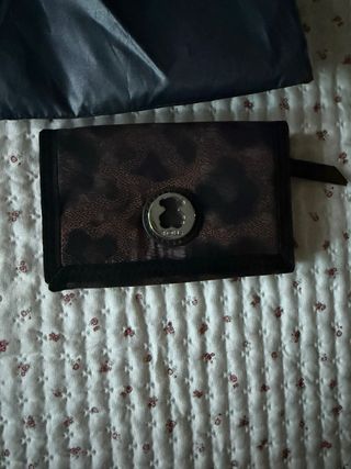 Cartera monedero animal print Tous