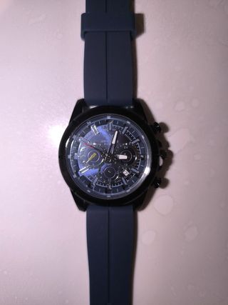 Reloj Hombre Negro y Azul