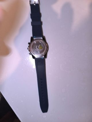 Reloj Hombre Negro y Azul