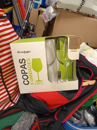 Juego 6 Copas de Vino El Corte Inglés
