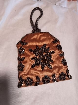 Bolso de fiesta vintage con pedrería