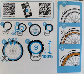 Cámaras 20” Autoreparables B'TWIN. Nuevas