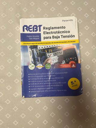 Reglamento electrotécnico para Baja Tensión 5.ª...
